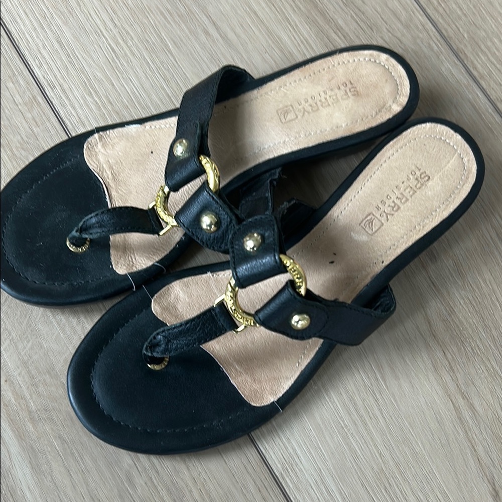 Sperry Women's Black Sandals